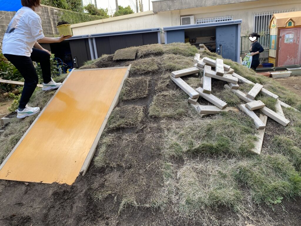 こどもの活動を振り返りながらのメンテナンス